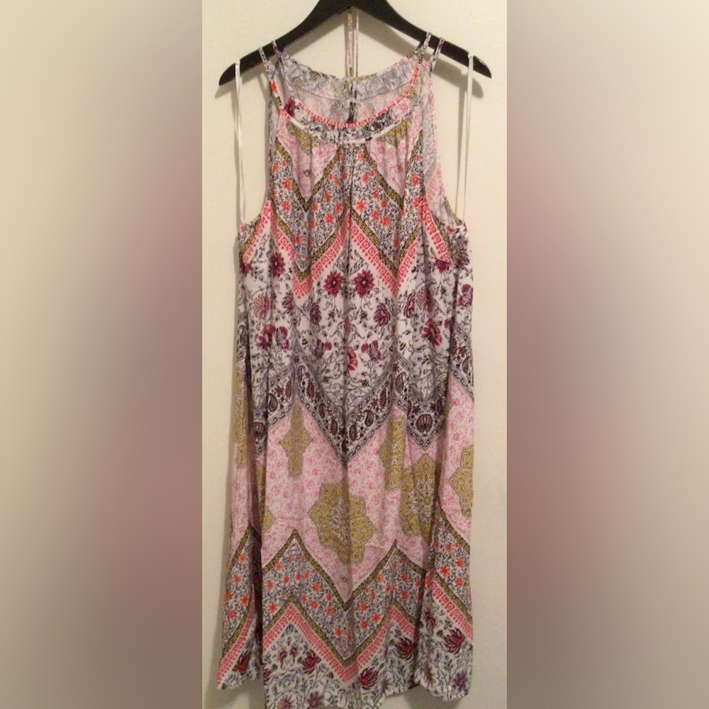 LOFT floral maxi dress